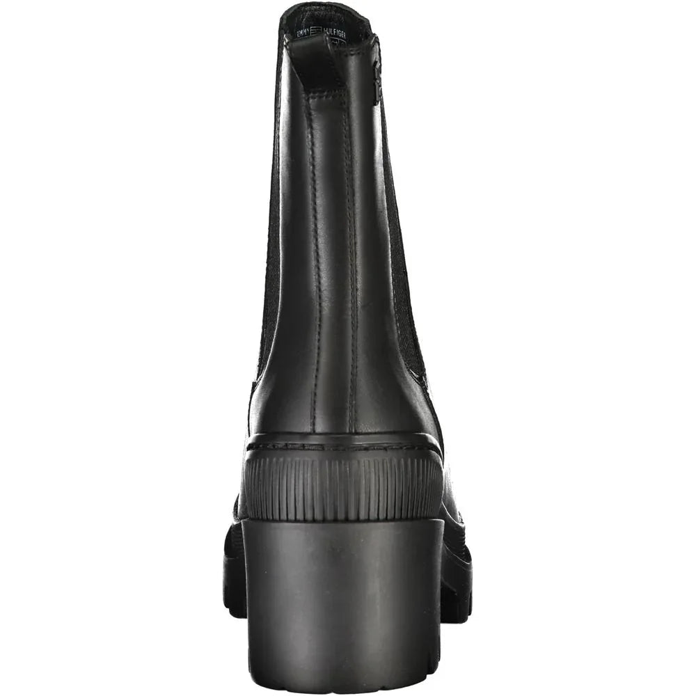 Tommy Hilfiger Black Polyester Boot - Zeiniez