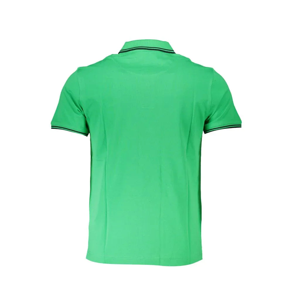 Harmont & Blaine Green Cotton Polo Shirt - Zeiniez