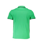 Harmont & Blaine Green Cotton Polo Shirt - Zeiniez
