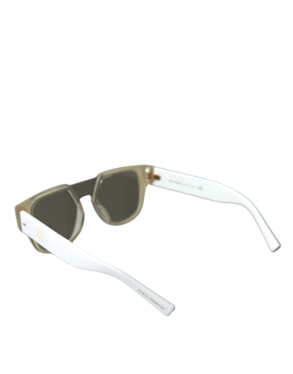 Dolce & Gabbana White Acetate Mirror Lenses DG4356 Sunglasses - Zeiniez
