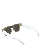 Dolce & Gabbana White Acetate Mirror Lenses DG4356 Sunglasses - Zeiniez