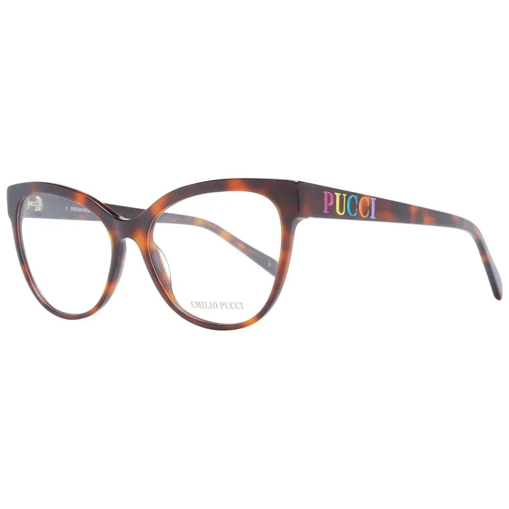 Emilio Pucci Brown Plastic Glasses (Frames) - Zeiniez