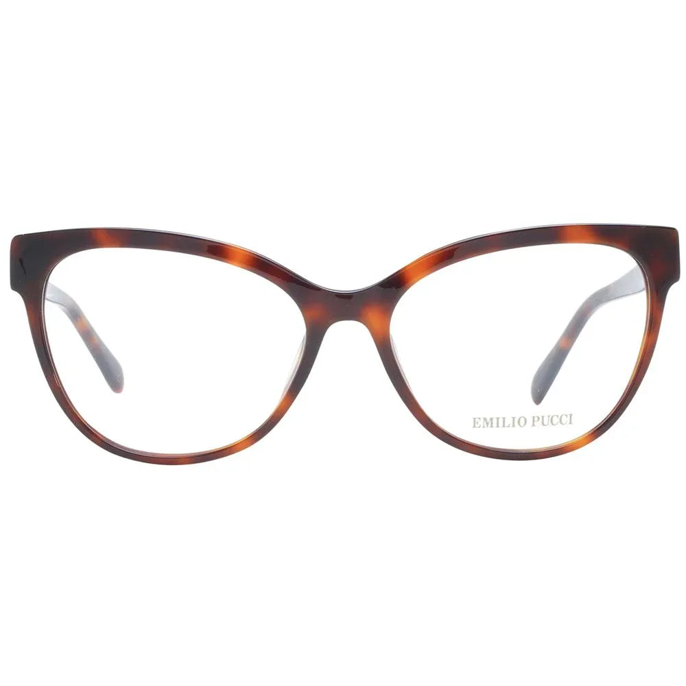 Emilio Pucci Brown Plastic Glasses (Frames) - Zeiniez