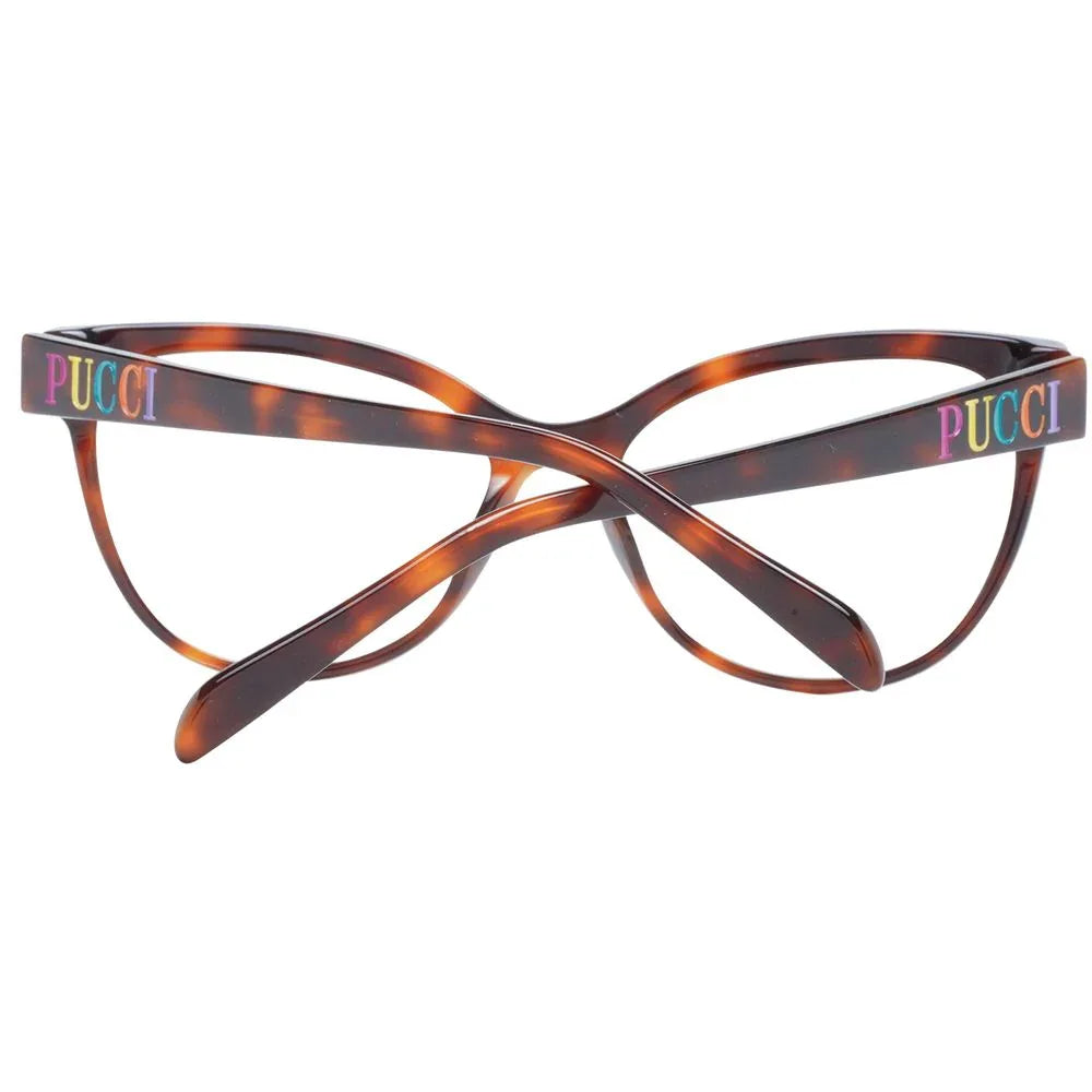 Emilio Pucci Brown Plastic Glasses (Frames) - Zeiniez
