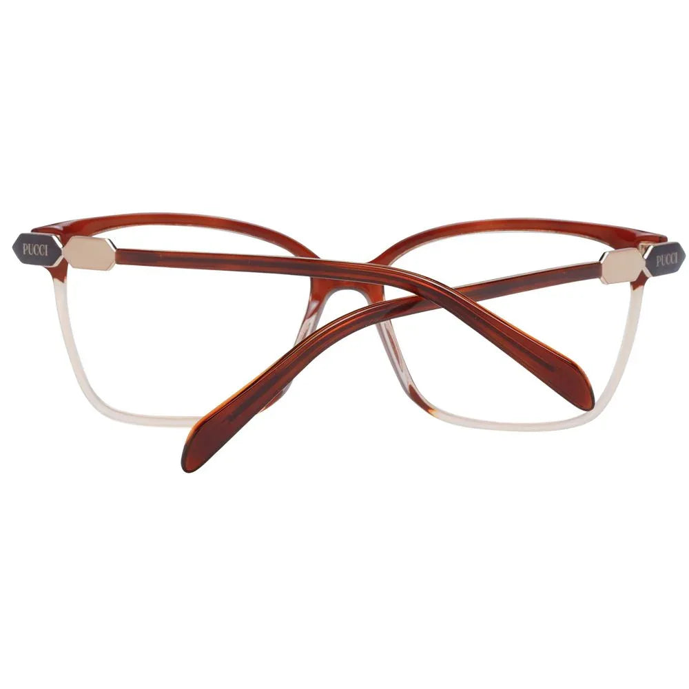 Emilio Pucci Brown Plastic Glasses (Frames) - Zeiniez
