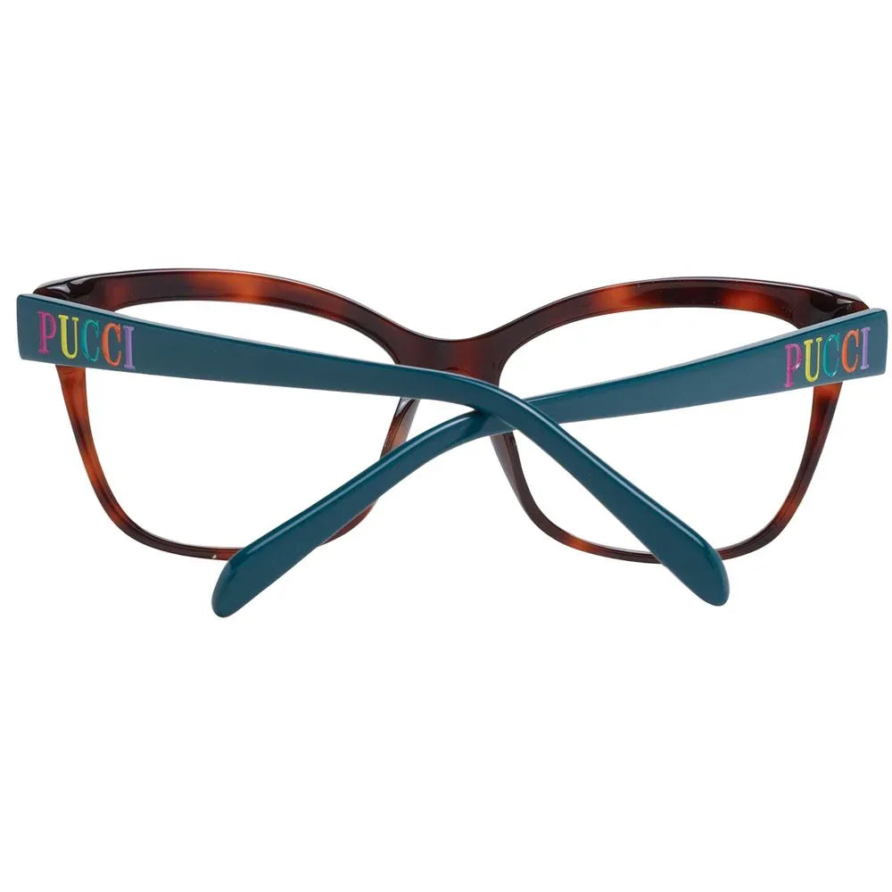 Emilio Pucci Brown Plastic Glasses (Frames) - Zeiniez