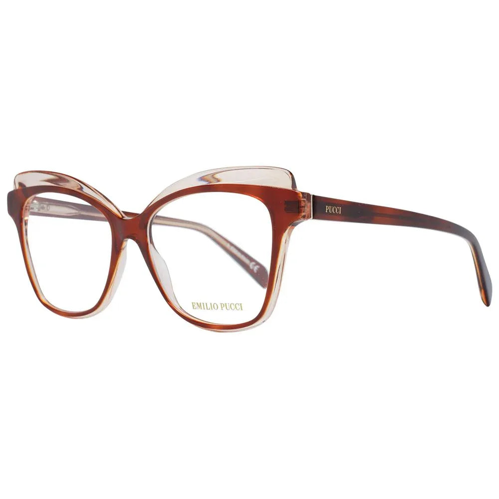 Emilio Pucci Brown Plastic Glasses (Frames) - Zeiniez