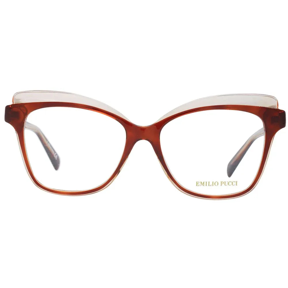 Emilio Pucci Brown Plastic Glasses (Frames) - Zeiniez