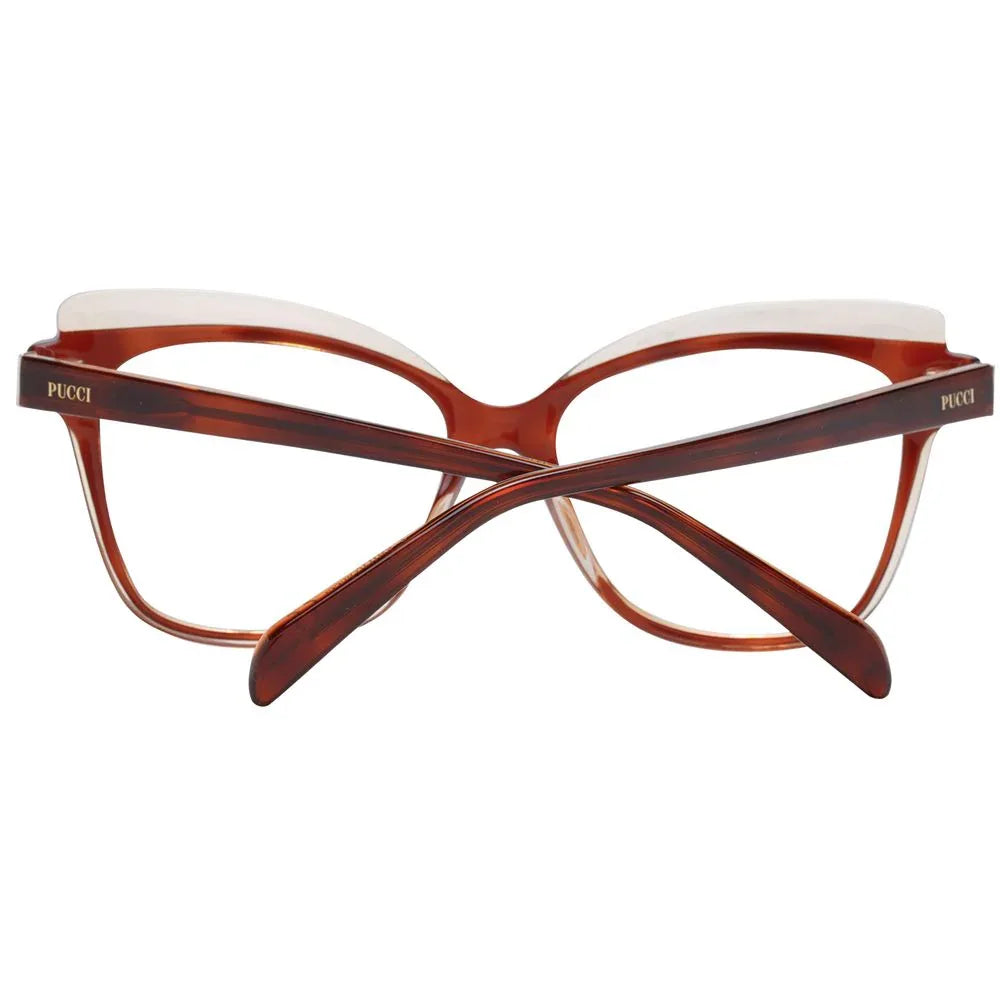 Emilio Pucci Brown Plastic Glasses (Frames) - Zeiniez