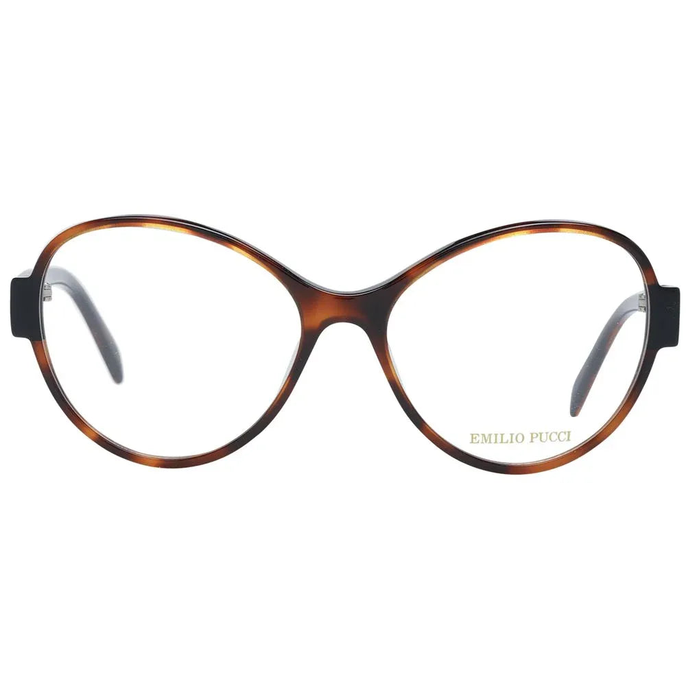 Emilio Pucci Brown Plastic Glasses (Frames) - Zeiniez