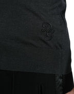 Dolce & Gabbana Dark Gray Crew Neck Short Sleeves T-shirt - Zeiniez