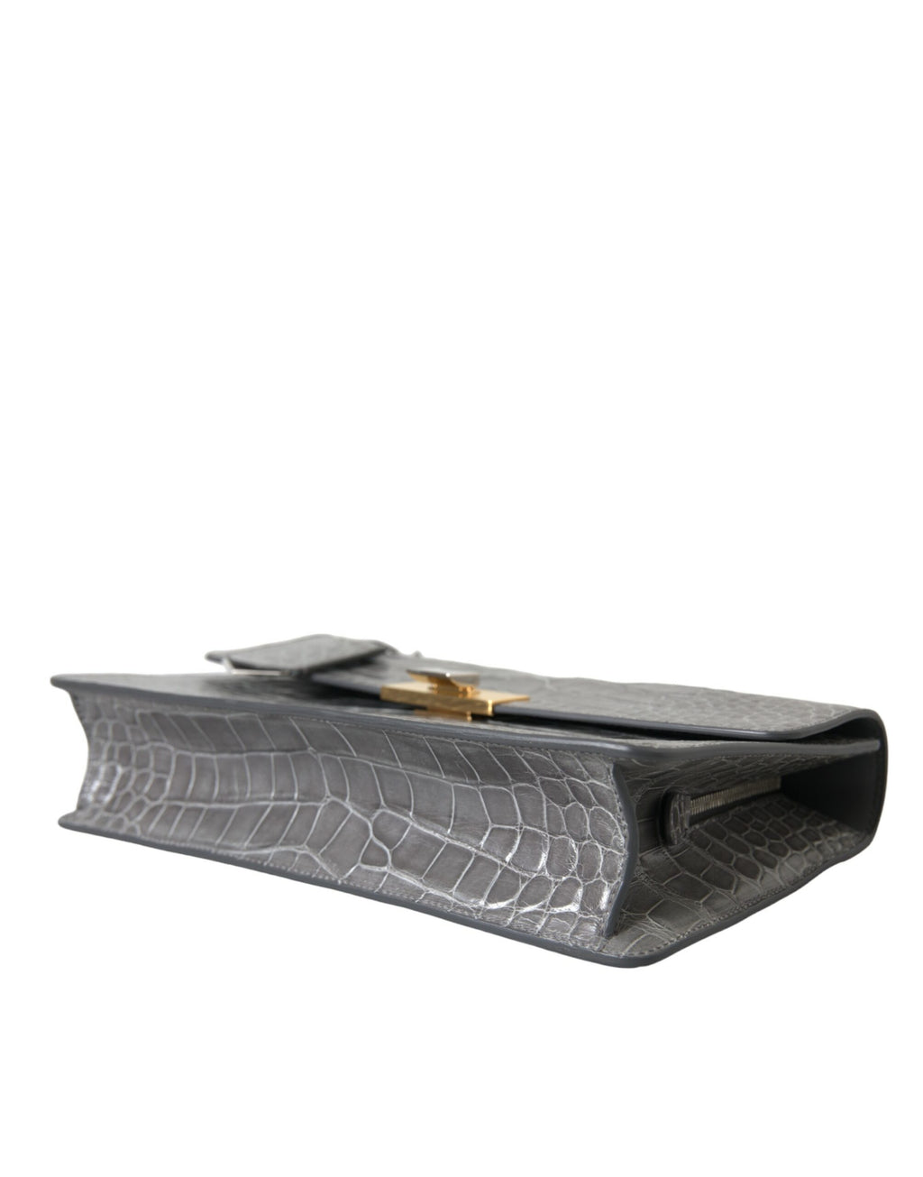 Balenciaga Gray Exotic Leather Medium Shoulder Hand Purse Bag - Zeiniez