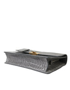 Balenciaga Gray Exotic Leather Medium Shoulder Hand Purse Bag - Zeiniez
