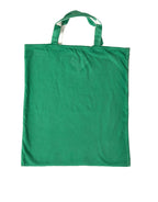 Prada Green Jersey Fabric Logo Shoulder Shopping Tote Shopping Bag - Zeiniez