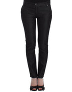 Ermanno Scervino Black Slim Jeans Denim Pants Skinny Leg Stretch - Zeiniez
