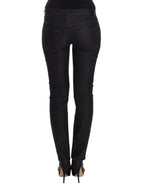 Ermanno Scervino Black Slim Jeans Denim Pants Skinny Leg Stretch - Zeiniez
