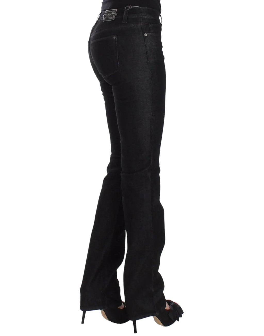 Ermanno Scervino Black Slim Jeans Denim Pants Skinny Leg Stretch - Zeiniez
