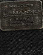 Ermanno Scervino Black Slim Jeans Denim Pants Skinny Leg Stretch - Zeiniez