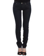 Ermanno Scervino Blue Slim Jeans Denim Pants Skinny Leg Stretch - Zeiniez