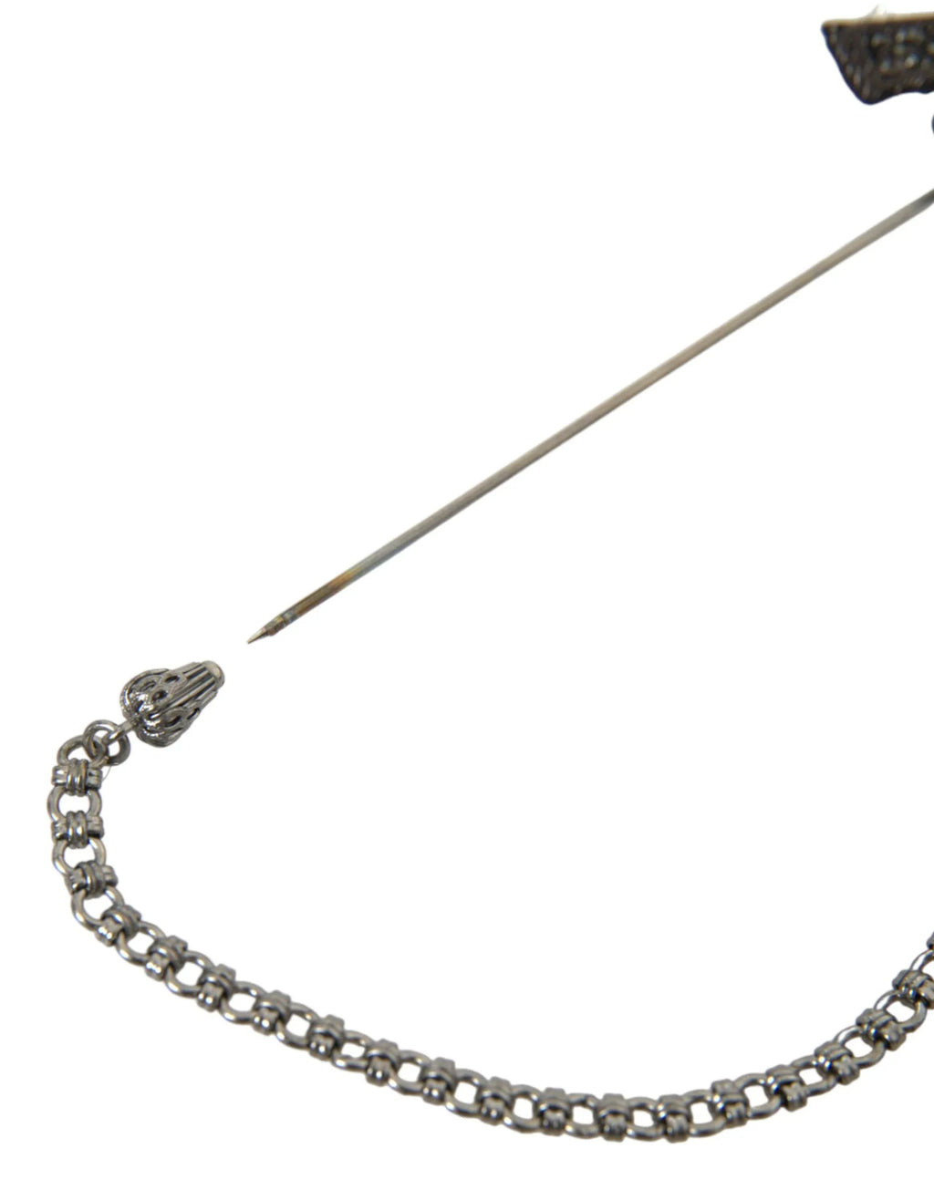 Dolce & Gabbana Brass Copper Silk Revolver Gun Men Brooch Lapel Pin - Zeiniez