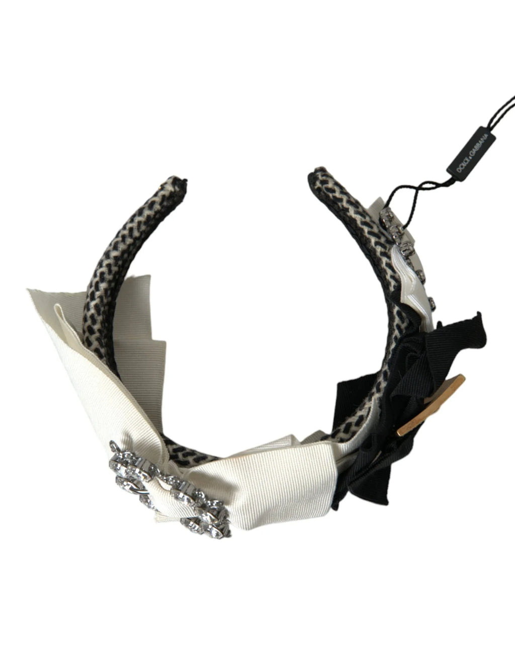 Dolce & Gabbana Multicolor Crystal Embellished Women Headband Diadem - Zeiniez