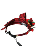 Dolce & Gabbana Red Cherry Sicily Embellished Women Hairband Diadem - Zeiniez