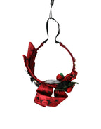Dolce & Gabbana Red Cherry Sicily Embellished Women Hairband Diadem - Zeiniez