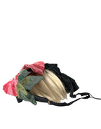 Dolce & Gabbana Black Viscose White Hair Parrucchiera Headband Diadem - Zeiniez