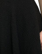 Dolce & Gabbana Black High Waist A-line Knee Length Skirt - Zeiniez