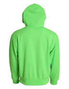 Dolce & Gabbana Neon Green Hooded Full Zip Top Sweater - Zeiniez