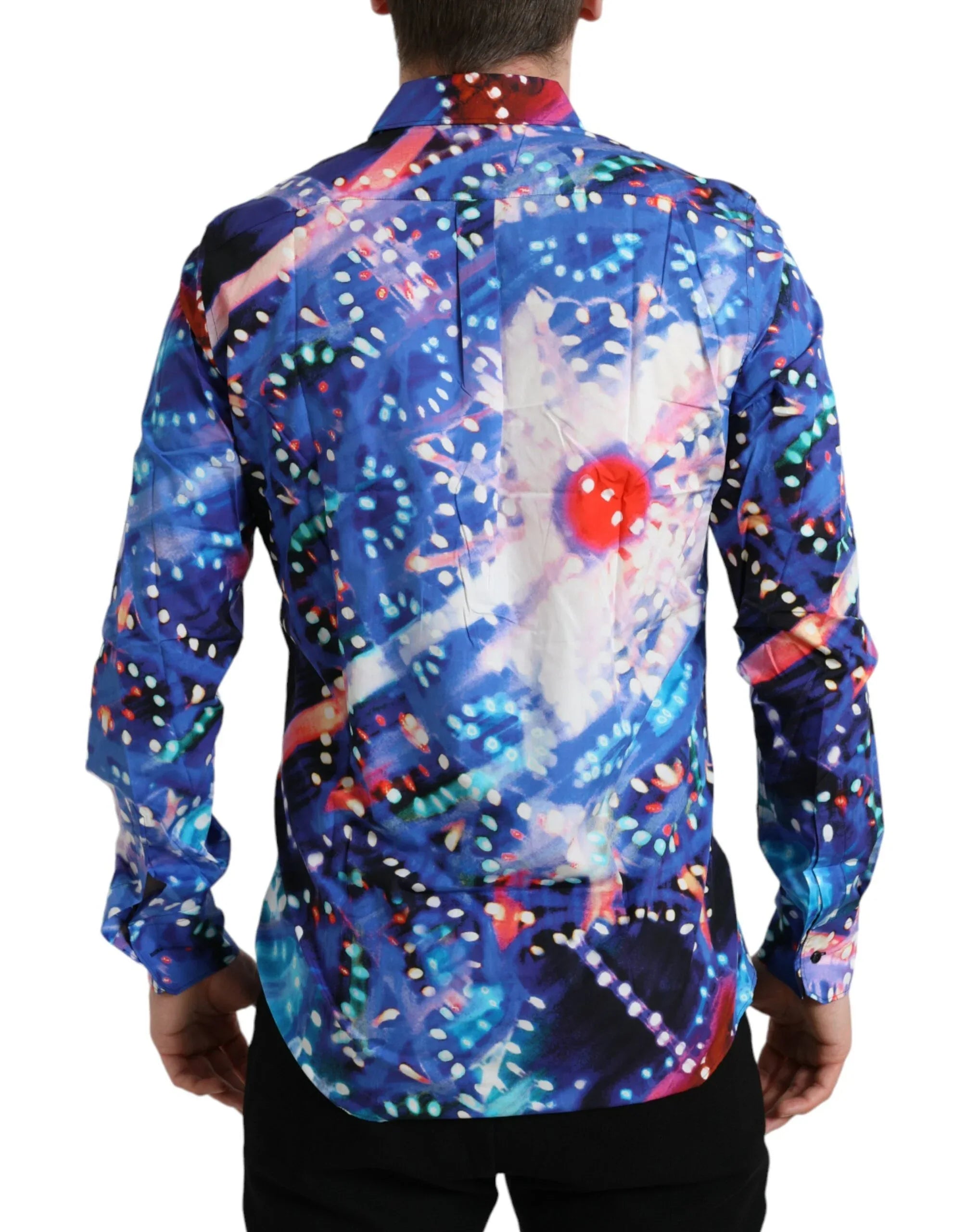 Dolce & Gabbana Multicolor Luminarie Slim MARTINI Shirt - Zeiniez