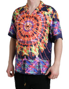 Dolce & Gabbana Multicolor Luminarie Silk Casual Shirt - Zeiniez