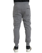 Dolce & Gabbana Gray Cotton Jogger Skinny Sweatpants Pants - Zeiniez