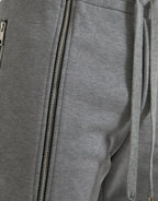 Dolce & Gabbana Gray Cotton Jogger Skinny Sweatpants Pants - Zeiniez