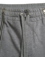 Dolce & Gabbana Gray Cotton Jogger Skinny Sweatpants Pants - Zeiniez
