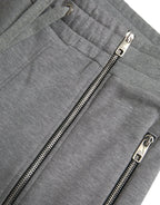 Dolce & Gabbana Gray Cotton Jogger Skinny Sweatpants Pants - Zeiniez