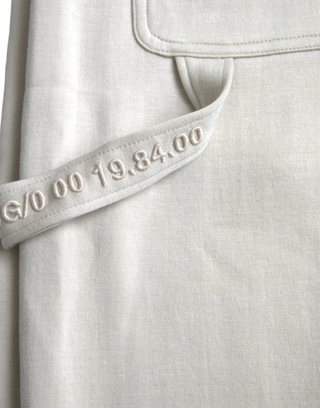 Dolce & Gabbana Off White Viscose Cargo Jogger Sweatpants Pants - Zeiniez