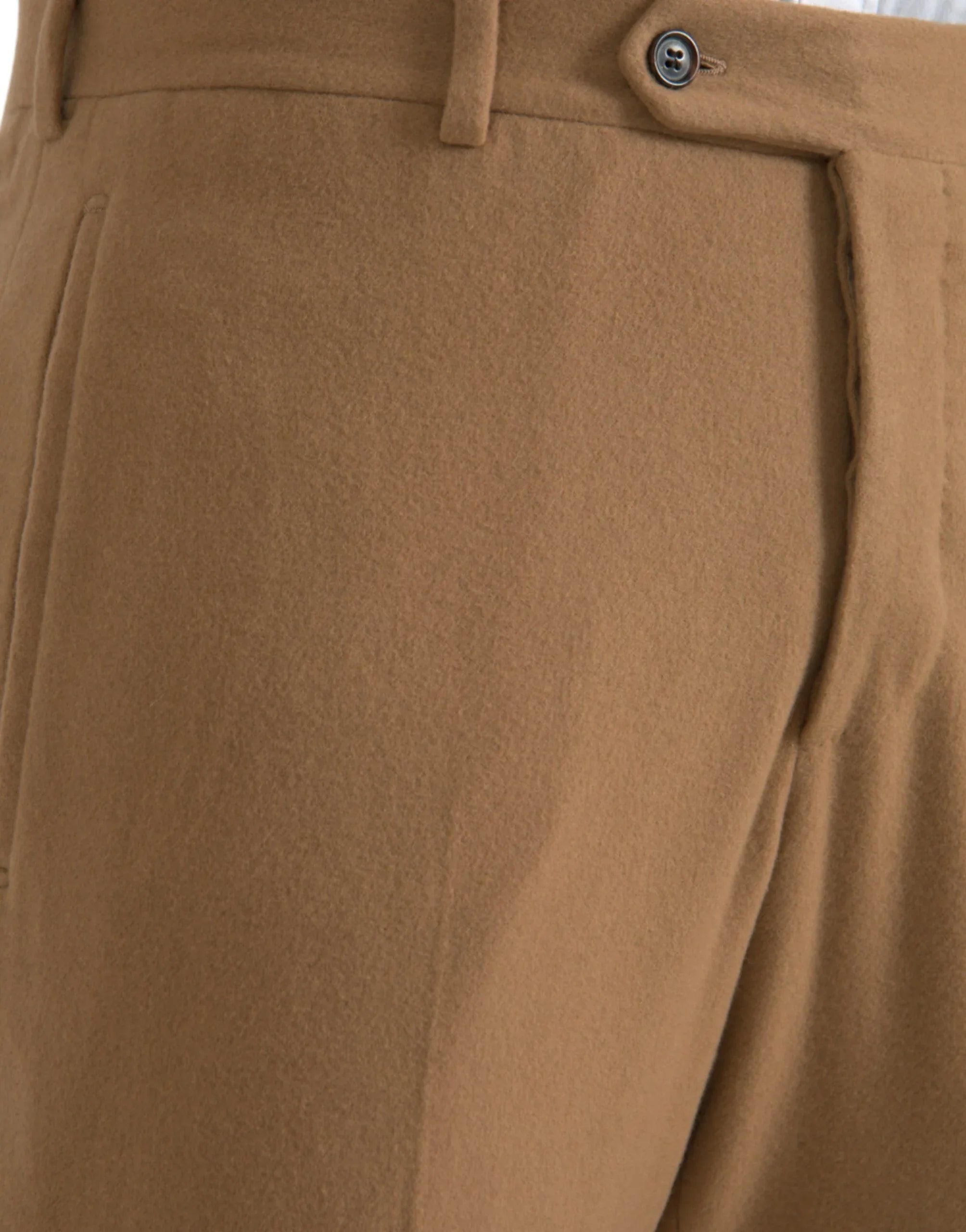 Prada Beige Cashmere Men Straight Fit Dress Pants - Zeiniez