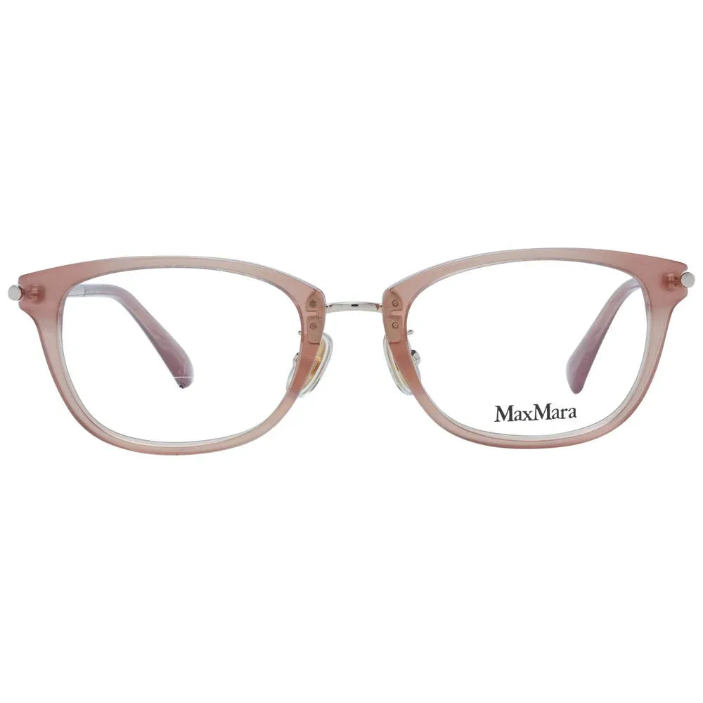 Max Mara Beige Plastic Glasses (Frames) - Zeiniez