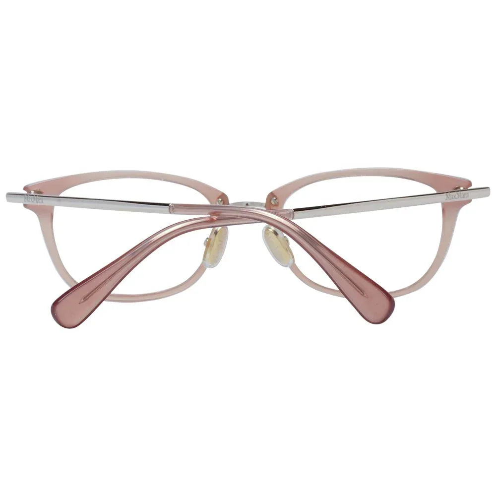 Max Mara Beige Plastic Glasses (Frames) - Zeiniez