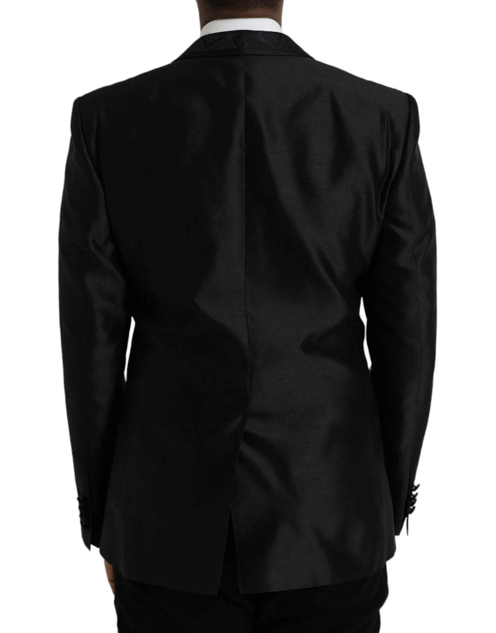 Dolce & Gabbana Black MARTINI Single Breasted Coat Blazer - Zeiniez