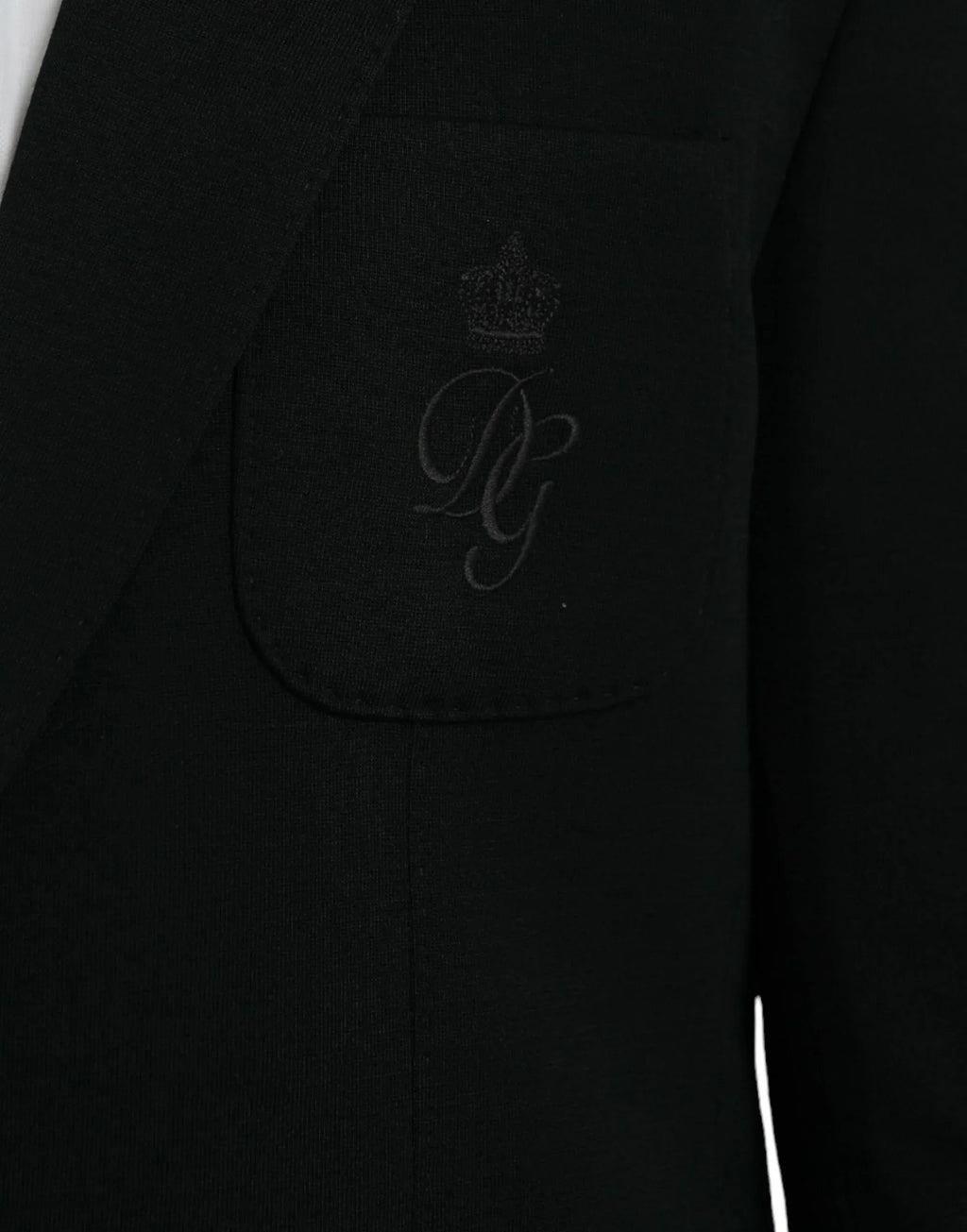 Dolce & Gabbana Black Wool Notch Single Breasted Coat Blazer - Zeiniez