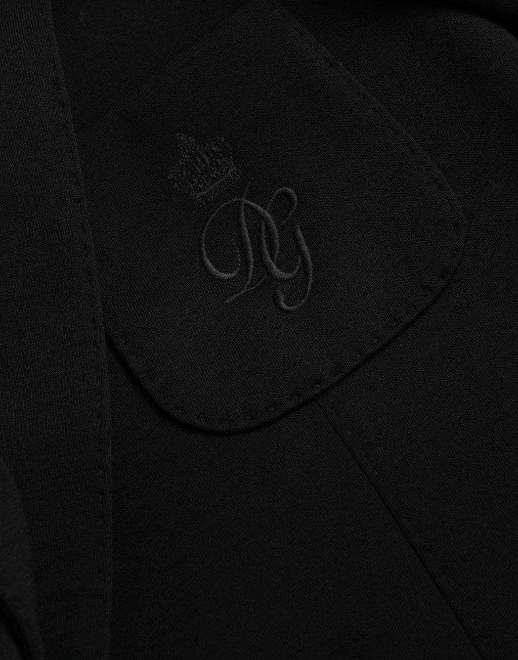 Dolce & Gabbana Black Wool Notch Single Breasted Coat Blazer - Zeiniez