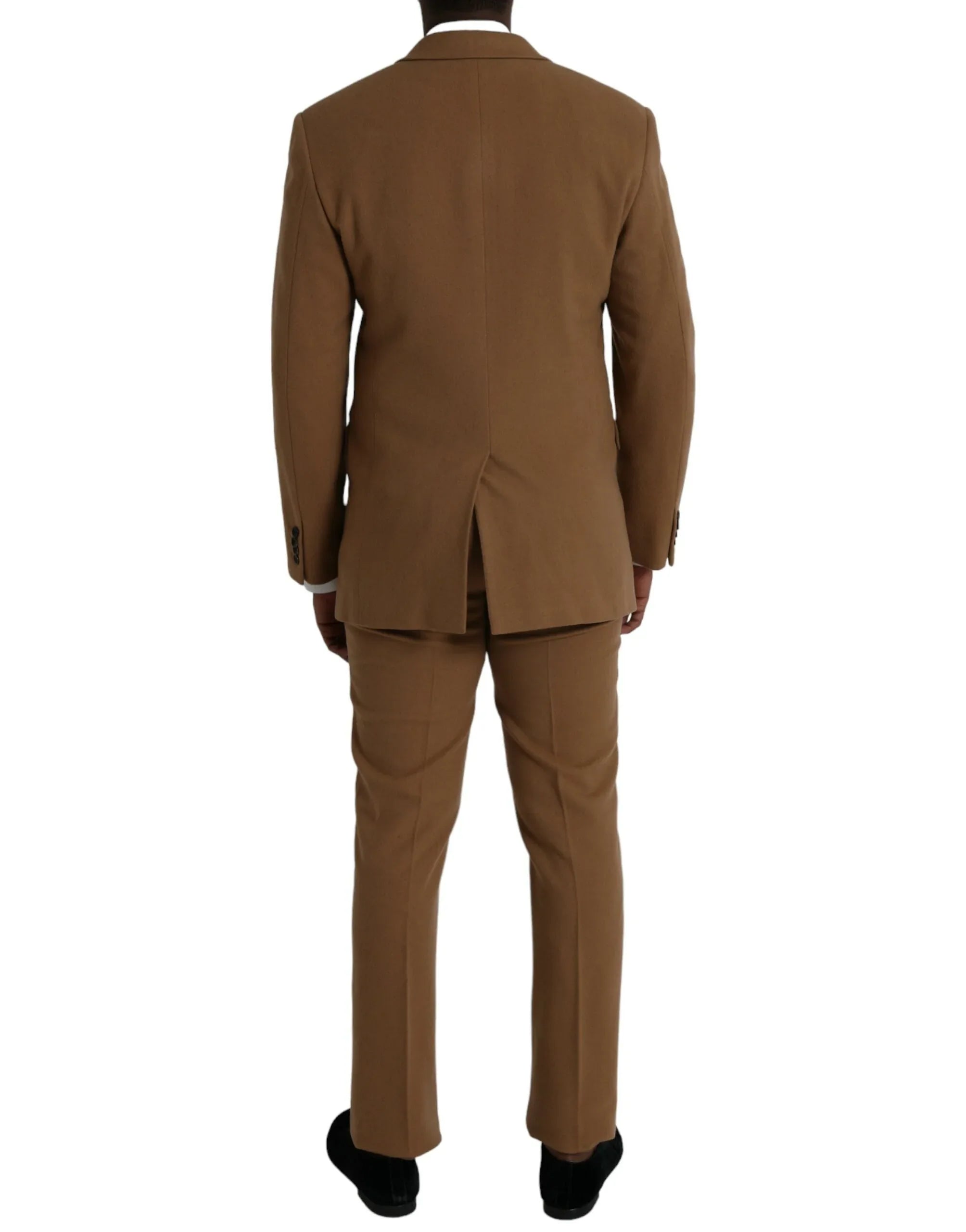 Prada Brown Cashmere 2 Piece Single Breasted Suit - Zeiniez