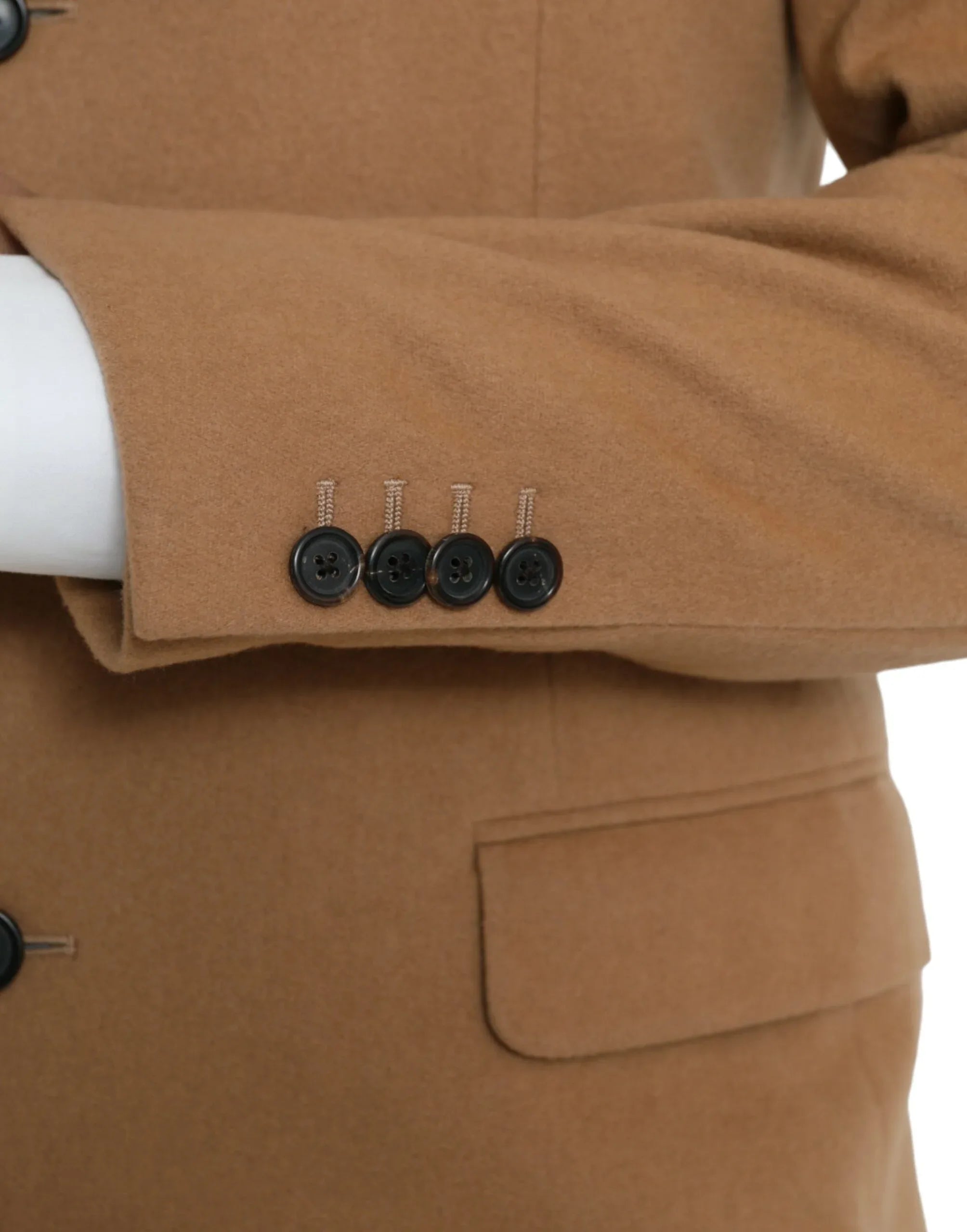 Prada Brown Cashmere 2 Piece Single Breasted Suit - Zeiniez