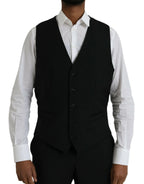 Dolce & Gabbana Black Polyester STAFF Formal 3 Piece Suit - Zeiniez