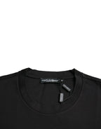 Dolce & Gabbana Black With Love Always Crew Neck Top T-shirt - Zeiniez