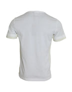 Dolce & Gabbana White Cotton Pocket Short Sleeves T-shirt - Zeiniez