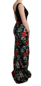 Dolce & Gabbana Multicolor Floral Print Stretch Sheath Long Dress - Zeiniez