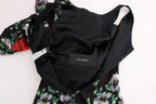 Dolce & Gabbana Multicolor Floral Print Stretch Sheath Long Dress - Zeiniez